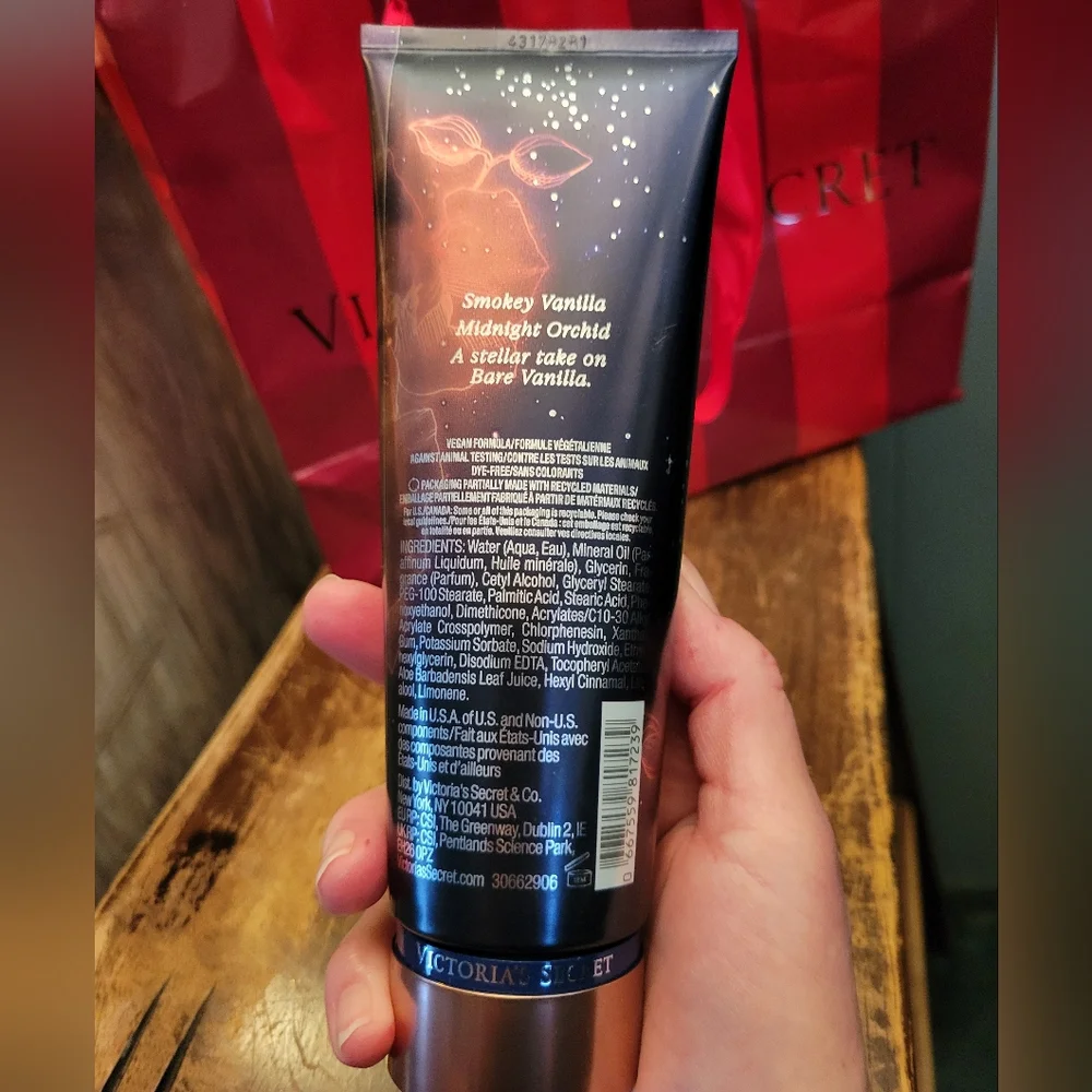 Victoria’s Secret bare vanilla starlit fragrance lotion 8 oz
